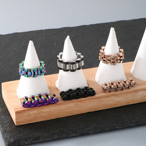 YYN Hip Hop Geometric Style <b>Couple</b> Watch Chain <b>Ring</b> Stainless Steel Unisex 8/9/10mm Simple Design - Product Image 6