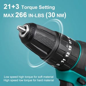 Perceuse-visseuse sans fil 20V à batterie, nouvelle Furadeira a Bateria, meilleure perceuse électrique pour la maison et le bureau - Product Image 2