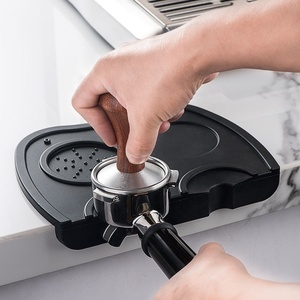 Custom Molded Food Grade <b>Silicone</b> Coffee Mat Coffee Machine Accessories Special Multi-Functional Storage Round Mat - Product Image 4
