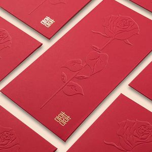Gói Màu Đỏ Phong Bì Màu Đỏ Lá Hongbao Năm Mới Cho Trung Quốc Chất Lượng Cao Tùy Chỉnh Cho Đám Cưới Với Vàng Quà Tặng Bền xinrxin - Product Image 6