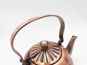 Tetera de Acero Inoxidable con Patrón Árabe en Relieve, Bicolor Plata y Oro, para Regalo de Ramadán, Suministro al por Mayor para Oriente Medio - Product Image 2
