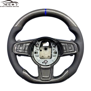 Volant de voiture en fibre de carbone véritable Ever-Carbon Racing ECR Hotsell, <span class=keywords><strong>prix</strong></span> d'usine, pour <span class=keywords><strong>JAGUAR</strong></span> XF F-<span class=keywords><strong>Type</strong></span> F-Pace <span class=keywords><strong>E</strong></span> Pace - Product Image 4