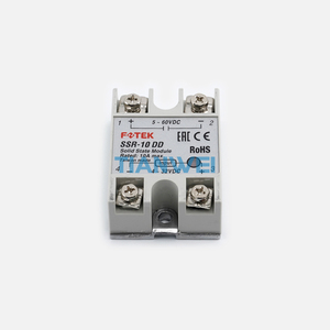SSR-10DD 100% New and Original <strong>Taiwan</strong> FOTEK 4~32VDC 12mA Single Phase Solid State Relay in Stock Now - Product Image 1