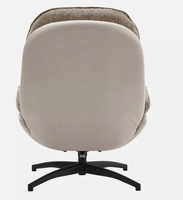 Chaise de bureau ergonomique pivotante à 360 degrés avec pédale | Chaise d'ordinateur pivotante réglable | Chaise de bureau pour la maison et le bureau