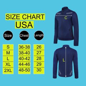 Mens Cycling <b>Jacket</b> Long Sleeve Thermal <b>Reflective</b> Windproof Sportswear <b>Running</b> Softshell Bike Outerwear - Product Image 6