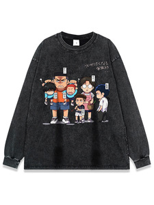 <span class=keywords><strong>Camiseta</strong></span> <span class=keywords><strong>de</strong></span> Manga Corta Holgada <span class=keywords><strong>de</strong></span> Baloncesto <span class=keywords><strong>con</strong></span> Estampado <span class=keywords><strong>de</strong></span> Dibujos Animados <span class=keywords><strong>de</strong></span> Anime <span class=keywords><strong>Japon</strong></span>és en Versión Q, Lavado Pesado, Estilo Urbano, para Hombre y Mujer - Product Image 6