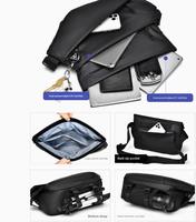 Sac banane unisexe multi-poches à fermeture éclair, sac de voyage à bandoulière, personnalisable avec logo OEM