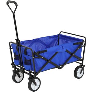 Chariot de festival pliable, chariot de camping robuste avec poignée réglable et sac de protection - Product Image 1
