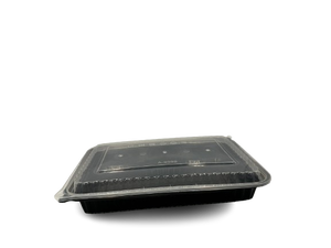 Calidad superior profesional fácil de abrir apilable reutilizable envasado de alimentos contenedor de plástico 45Oz - Product Image 6