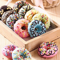 Prémélange en poudre pour beignets, pré-mélange pour la cuisson des beignets, vente en gros, texture douce de haute qualité, mélange à beignets premium