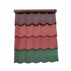 Láminas de techo de Material para el hogar, cubiertas de arena de Color, azulejos de techo planos, superventas