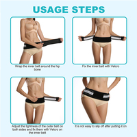 Livraison Gratuite – Ceinture Lombaire de Compression Unisexe Personnalisable avec Sangle de Hanche Réglable pour Adulte – Soutien Pelvien Jonit