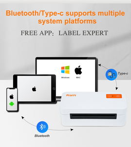 Hot Bán Xách Tay 4-Inch Nhiệt Vận Chuyển Mã Vạch Máy In Nhãn 110Mm USB Bluetooth Sticker Máy In Máy 100 X150 Mm - Product Image 3