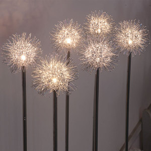 <b>Led</b> Aluminum <b>Wire</b> Dandelion <b>Lights</b> Outdoor Garden Decorative Luminaire With Remote Control 2 Year Warranty - Product Image 3
