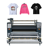Presse à transfert thermique à rouleaux pour sublimation de tissus et textiles, modèle 42/190, avec tambour chauffant à alimentation par le bas