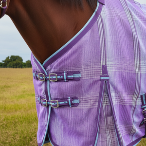 ผ้าคลุมม้าตาข่ายป้องกันรังสียูวีและระบายอากาศสำหรับฤดูร้อน พร้อมโลโก้สั่งทำ - Product Image 1