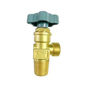 Vannes d'angle pour conduites haute pression 15MPA, direct usine, QF-6/QF-6A, pour bouteilles de gaz, en acier cuivré chromé - Product Image 1