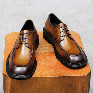 Nouvelles Chaussures Oxford en Cuir Imperméables Artisanales de Luxe Décontractées Britanniques pour Hommes – Idéales pour Mariage, Bureau et Tenues Professionnelles - Product Image 5