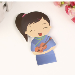 กระดาษโน้ตข้อความ/โน้ตติดได้, กระดาษโน้ต DIY สร้างสรรค์หลากสี, กระดาษโน้ตติดได้รูปคนหลากสีสัน - Product Image 2