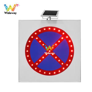 एल्युमीनियम के नेतृत्व वाले सौर यातायात के संकेत बोर्ड की चेतावनी - Product Image 2