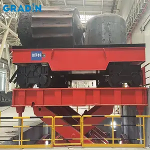 Grande AGV elettrico flat car lift 400T tonnellate billet piattaforma lifting lifting RGV trasportatore elettrico