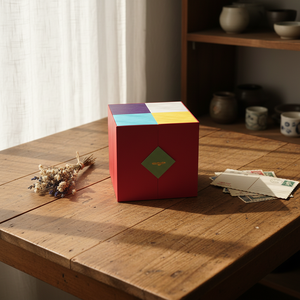 Boîte surprise de Noël en carton vide personnalisée avec calendrier de l'avent pour bijoux cosmétiques et soins de la peau - Product Image 1