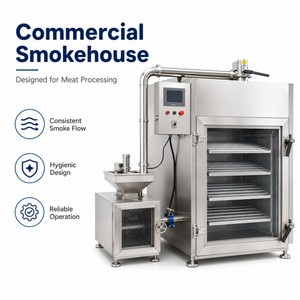 Four à fumage industriel pour poisson-chat de 500 kg par lot / <span class=keywords><strong>Fumoir</strong></span> industriel / Machine à fumer les saucisses - Prix - Product Image 2