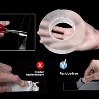 Cinta Adhesiva de Doble Cara Nano Impermeable, Reutilizable y Lavable para Montaje en el Hogar, Venta al por Mayor de Fábrica