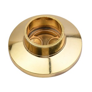 <b>Clothes</b> Rod Holder Round Tube Seat Zinc Alloy Wall Mounted Wardrobe <b>Storage</b> Support - Product Image 1