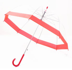 ร่มใสทรงโดมแบบเปิดด้วยมือขนาด23 "* 8ซี่โครงติดแบบอัตโนมัติผลิตเร็ว - Product Image 3