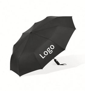 Wholesale High Quality 3 <b>Fold</b> Custom Printed Golf Promotional Umbrella Silk <b>Screen</b> Printing 190T Nylon Fabric for Outdoor Use - Product Image 4