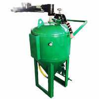 Styles de cuisine pour toilettes d'avion Sand Blast Pot Dry Ice Blasting Sand Blast Machine Sandblaster