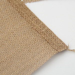 Naturaleza yute cuerda arpillera Banner banderín boda decoración fotografía accesorios fiesta - Product Image 3