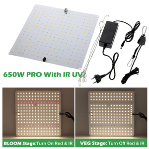 หลอดไฟปลูกต้นไม้ LM281B LED ชิป UV&IR 650W สเปกตรัมเต็มรูปแบบ สำหรับพืชในร่ม ดอกไม้ ระบบปลูกพืชไร้ดิน - Product Image 5