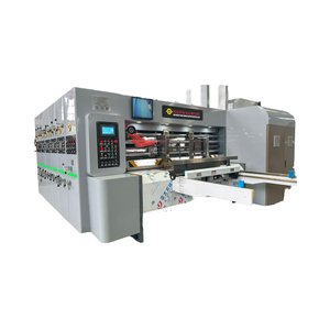 Goede Kwaliteit Middelste Snelheid Kartonnen Doos Maken <span class=keywords><strong>Machine</strong></span> Automatische Flexo Printer <span class=keywords><strong>Slotter</strong></span> Matrijs Snijmachine - Product Image 1