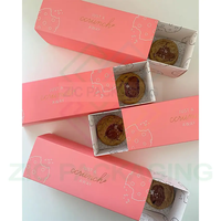 Büttenpapier Pappe leer benutzer definierte Stempel Logo Schokoladen box Geschenk Cookie Verpackung für Süßigkeiten mit Trennwänden