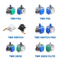 Kit de réparation de joystick K-Silver pour TMR Hall Rocker avec connexion par soudure pour PS5