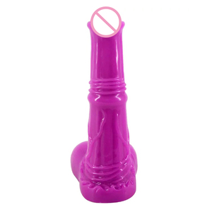 Faak-pene artificial de 5,3 cm <span class=keywords><strong>con</strong></span> tapón anal, pene grande de animal, juguete sexual de pvc, consolador equino de caballo de 10 pulgadas - Product Image 6
