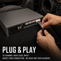 12 CH Car DSP Amplifier All n One Car Audio Digital Signal Processor Brushed Aluminum Shell OEM ODM For Car Sound Upgrade