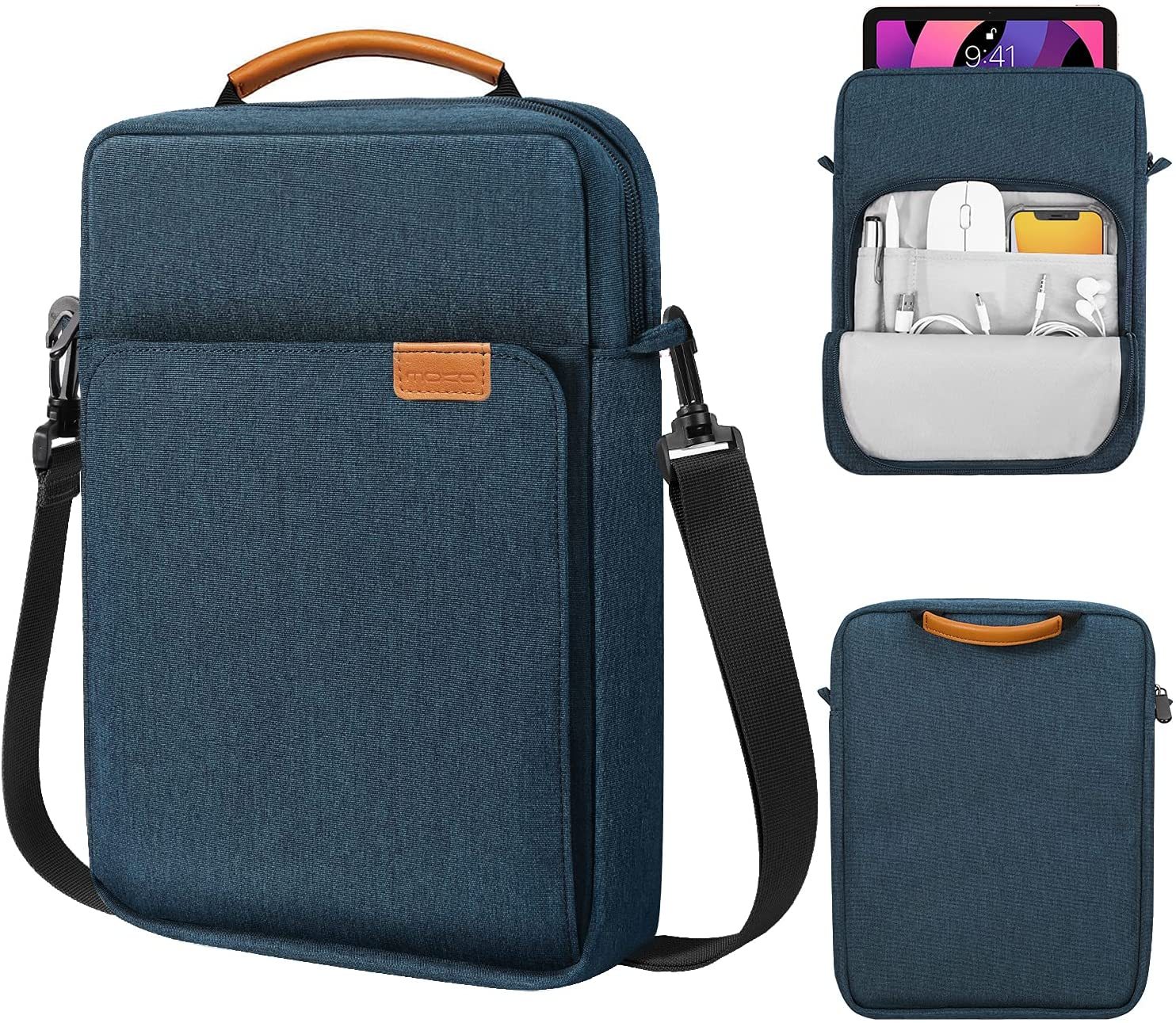 Borsa Per Laptop E IPad Pro: Tracolla Comoda Con Manico E Cinturino Regolabile - Perfetta Per Il Tablet - 2