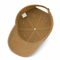 Casquette de baseball structurée vintage en daim à 6 panneaux de haute qualité avec logo brodé personnalisé – Vente en gros