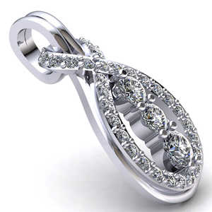 Pendentif en argent et diamant plaqué or 24 carats, style classique pour homme - Usage quotidien et occasions festives, prix Inde - Product Image 2