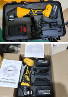 Meuleuse d'angle sans fil professionnelle 21V sans balais avec variateur de vitesse pour la construction, le meulage, la découpe et le polissage