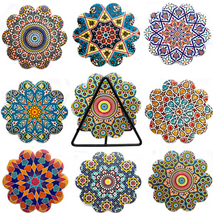 <span class=keywords><strong>Dessous</strong></span> <span class=keywords><strong>de</strong></span> <span class=keywords><strong>verre</strong></span> <span class=keywords><strong>en</strong></span> céramique mosaïque écologique Offres Spéciales avec carton <span class=keywords><strong>de</strong></span> support <span class=keywords><strong>en</strong></span> liège Design Mandala fleur <span class=keywords><strong>de</strong></span> prunier bohème pour la Promotion - Product Image 1