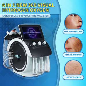 Appareil <span class=keywords><strong>de</strong></span> soin du visage hydro-facial professionnel 6 en 1 pour salon <span class=keywords><strong>de</strong></span> beauté, nettoyage en profondeur, minimisation des pores, éclaircissement <span class=keywords><strong>de</strong></span> la peau - Product Image 2