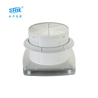 Ventilador de escape doméstico montado en vidrio de pared de 4 ''6'' pulgadas, ventilador de baño silencioso de plástico de 100mm y 150mm con sensor de humedad