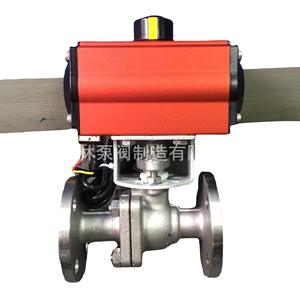 Vanne à bille pneumatique anti-explosion en PVC-U, double union et vanne à bille en plastique à trois voies, catégorie de produits vannes à bille - Product Image 1