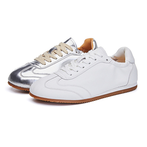 New Arrival Women's Retro <b>Sneakers</b> Genuine Leather Lightweight Comfortable Flat Sports Shoes Breathable and Fashion Trend - Product Image 1