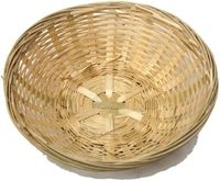 Panier à pain et à fruits en bambou fait main Yulin Jiafu - Rangement multifonctionnel artisanal pour la cuisine
