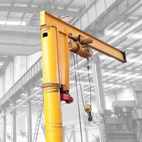 Mejor Precio Grúa Pluma Giratoria Ligera de 1.5t, 2t, 3t, 5t para Venta, Grúa Pluma de Columna/Suelo de 0.5-5 Toneladas para Trabajo Ligero